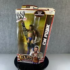 WWE Elite Series 20 CM Punk With Chamionship Belt Action Figure 2012 Mattel