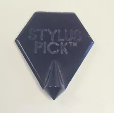 STYLUS PICK Original 1980s Guitar Bass Speed Picking Exercise Shred Method Black