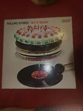 THE ROLLING STONES WITH ORIGINAL POSTER LET IT BLEED