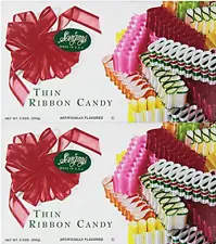 Usa-Made Thin Ribbon Candy 9 Oz Box 2-Pack