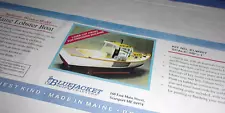 BLUEJACKET SHIP CRAFTERS WOODEN MAINE LOBSTER BOAT MODEL KIT KLW207 - NEW