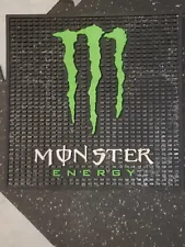 Monster Energy Bar Mat Rubber 12” x 12”