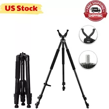 Rifle Shooting Tripod,Shooting Sticks for Hunting Rifles with Rotate V Yoke