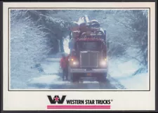 Western Star sleeper cab truck postcard 1983