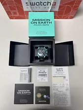 Omega x Swatch Mission On Earth - Polar Lights MoonSwatch Brand New With Receipt