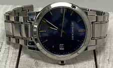 Burberry BU9031 Blue Men's Watch - BU9031 Silver Band