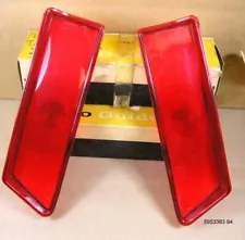 1962 Pontiac Star Chief Bonneville NOS Inner Tail Lamp Lenses , 5953383 5953384 (For: 1962 Pontiac Star Chief)