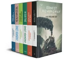 Ernest Hemingway Collection 6 book set (For Whom The Bell Tolls, A Farewell T...