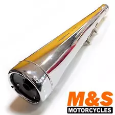 Honda CX500 Left Hand Chrome Exhaust / Silencer | After Market Part