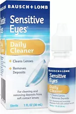 Contact Lens Solution by Bausch & Lomb, for Cleaning and Removing Deposits From