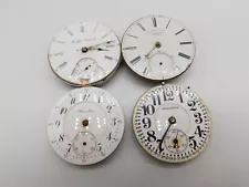 VINTAGE HAMILTION RICHARD PEN ROCKFORD POCKET WATCH MOVEMENTS FOR PARTS a