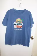 Crazy Shirts - VW Bus - Hawaii - Good Vibes - Blueberry Dyed - XL