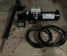 RV hydraulic Pump leveling system With Jack And Electric Crank Motor