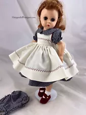 Dress, Pinafore, And Panties For Vintage Madame Alexander 11” Lissy Doll