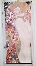 Gustav Klimt Water Serpents II Canvas Print Close Up 22x55