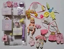 1990s Barbie Tiny Baby Sister Krissy Doll w/ Tons Of Accessories & Outfits Too