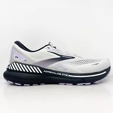 Brooks Womens Adrenaline GTS 23 1203812A039 White Running Shoes Sneakers 10 2A