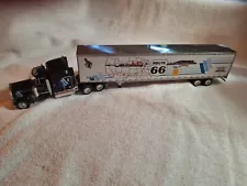 Stevens Peterbilt 379 Route 66 Tractor Trailer 1:64 Scale Model