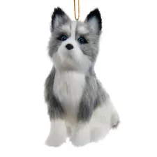 Furry Dog Ornaments