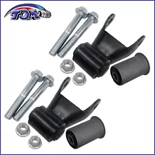 2pcs Rear Leaf Spring Shackle Repair Kit For Chevy Express GMC 722-006