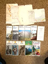 Canada National Park Maps: 5 topographic maps, 5 park brochures, 6 highway maps