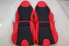 BMW Z3 for M Sport seats Real Leather Seat Covers Red/Black 2 tone Custom Made