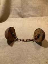 Civil war, rev war, 1812, Napoleonic war Naval chain shot prop cannon balls toy