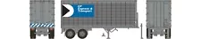 Rapido 403074 HO 26' Can-Car Trailer: CP Express: #7538