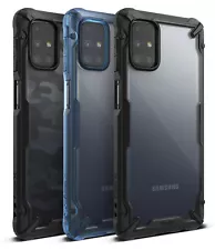 For Samsung Galaxy M31s Case | Ringke [FUSION-X] Protective Rugged Clear Cover