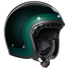 FLASH #SALE DISCO GREEN 2018 AGV CRASH HELMET X70 TROFEO RETRO CAFE RACER HELMET