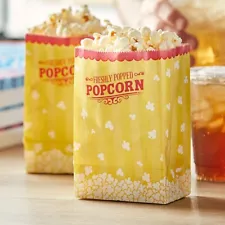 46 oz. Popcorn Bag - 1000/Case Movie Theatre Concession 4 1/4" x 3" x 6 3/4"