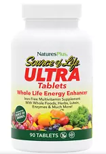 Source of Life - Ultra - Whole Life Energy Enhancer - IRON FREE - 90 Tablets