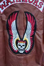 The Warriors Vest, Brown Faux Leather Vest XL, Michael Beck