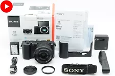 New Listing[English setting] Sony Alpha A5100 ILCE 5100 Black 16-50mm in Box Excellent