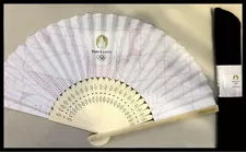 Paris Olympics 2024 Folding Fan VIP Limited Not for Sale From Japan used