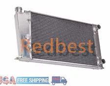 2Row Aluminum Radiator For VW GOLF MK1/SCIROCCO GTI SPEC 1.6L 1.8L 1781CC l4 19"