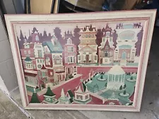 Original Ed WARREN PAINTING AUGUST 1956