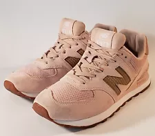 New Balance Women's Dusty Pink / Brown Running Shoes Sneakers Size 9.5 WL574WMB