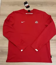 NEW Nike Ohio State Buckeyes Football On Field Shirt Fleece Men's size LARGE L