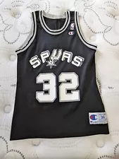 Vintage Sean Elliott #32 San Antonio Spurs Champion Jersey YOUTH KIDS Size 36