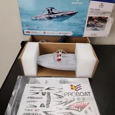 ProBoat Silver Sprintjet 9-inch Self-Righting Jet boat RTR Remote Control Boat