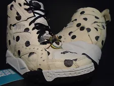 REEBOK BLACKTOP PUMP WEDGE ME MELODY ESHANI POLKA DOTS CHALK OFF WHITE 9 7.5