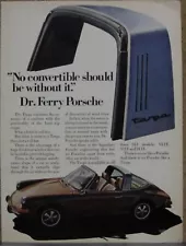 1972 Porsche 911 Targa Ad