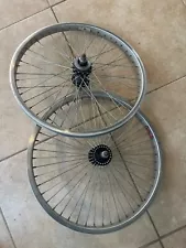 GT Mohawk Wheel Set 48 Spoke Old School BMX Zac 2121 Rims 20 Inch Wheels