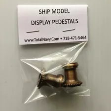 Model Ship Display Pedestals - Antique Brass