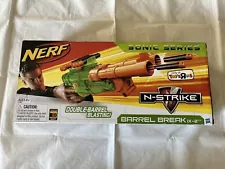 New Hasbro NERF N-Strike Barrel Break IX-2 Removable AMMO Rail Translucent Green