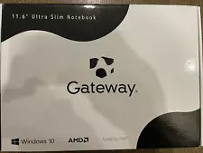 Gateway 11.6" Ultra Slim Notebook, AMD 7th Gen A4-9120, 64GB Storage, 4GB memory