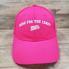 Smart Sweets Hat Cap Strap Back Pink Here For The Candy Spell Out Logo Adj