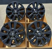 20" TOYOTA TUNDRA SEQUOIA Factory OEM GENUINE SATIN BLACK wheels rims 69533