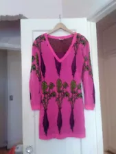 FLASH SALE! BETSEY JOHNSON VINTAGE RAREST 80'S PUNK LABEL RADISH DRESS